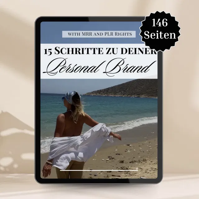 PLR 15 Schritte zu deiner personal Brand